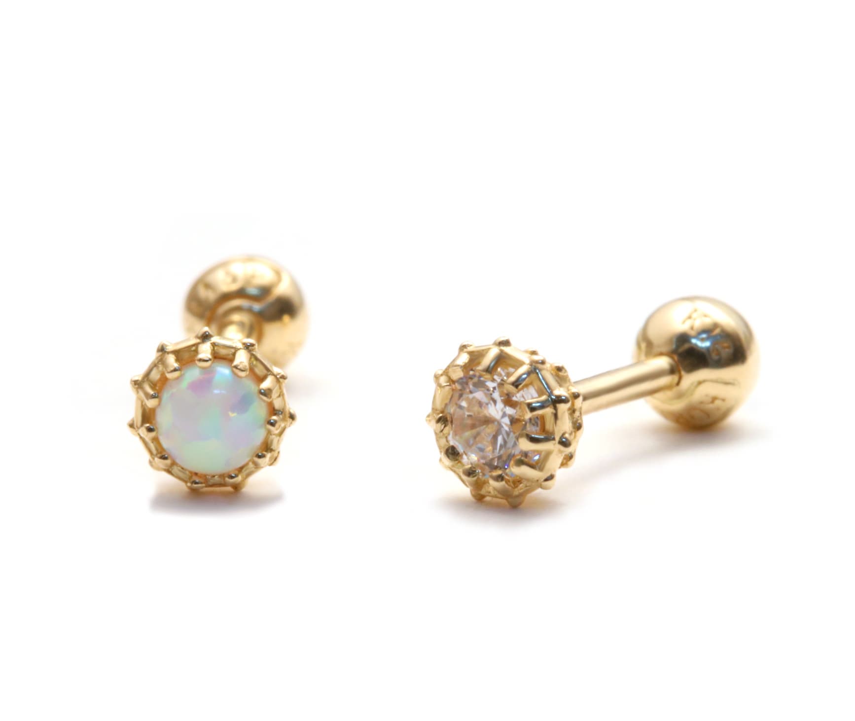 14k gold body jewelry earrings piercing body jewelry